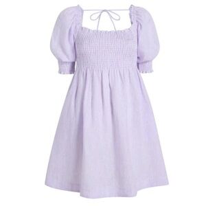 Hill House Home Athena Lilac Linen Dress